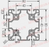工業(yè)鋁型材8-8080