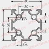 工業(yè)鋁型材6-4040G