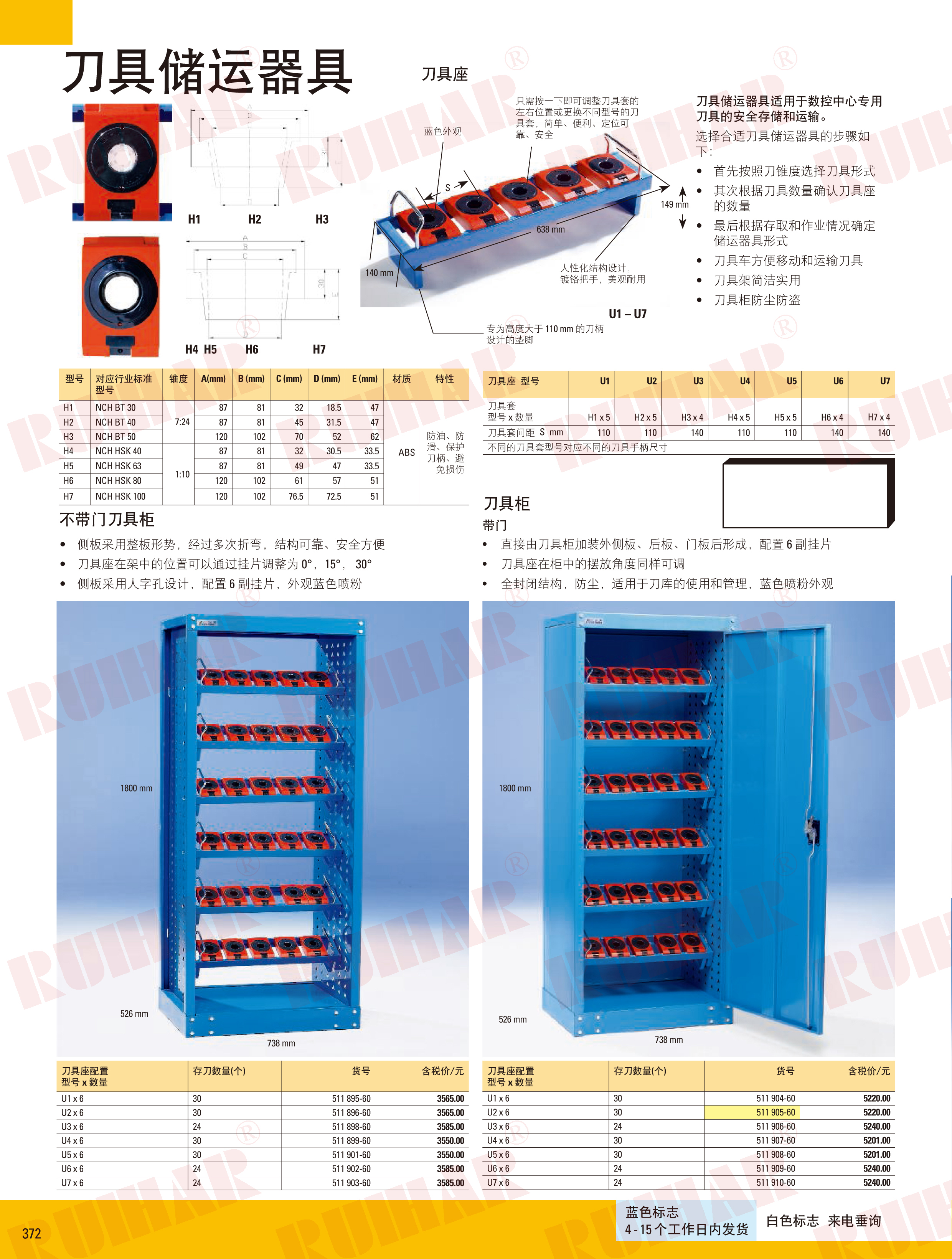 帶門(mén)刀具柜